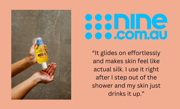 Why Nine.com.au Just Called Our Cocoa Butter Body Oil a Shower Essential!